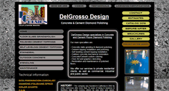 Desktop Screenshot of delgrossodesign.com